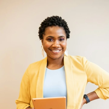 Example professional profile portrait